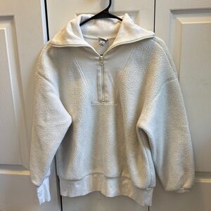 A New Day Cream Quarter-Zip Pullover